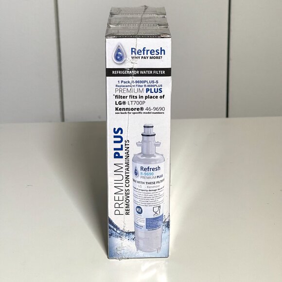 3-PACK Refresh R-9690 Premium Plus LG Kenmore Refrigerator Water Filter, NEW NIB - Picture 2 of 6